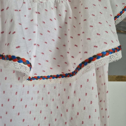 Funky Buddha blouse like new, white summer top size M