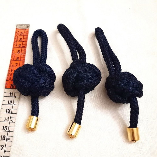 Blue color cord fasteners set of 3 like new