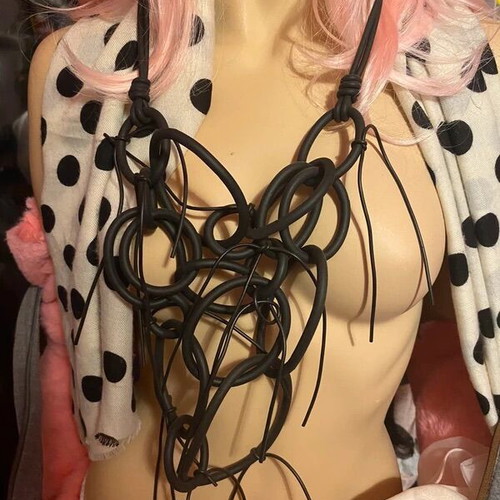 Alternative necklace by Aforeto, black