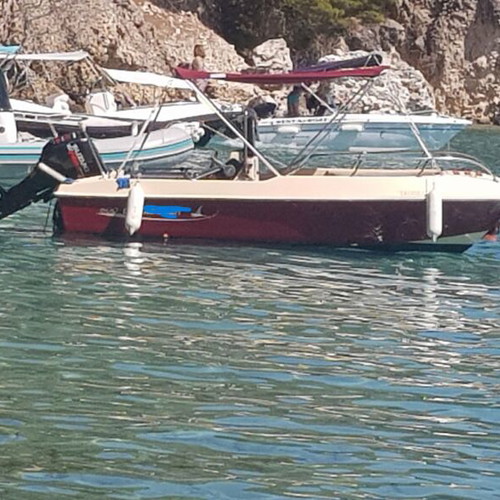 Compass 5m speedboat like new with 50 HP Suzuki outboard and trailer