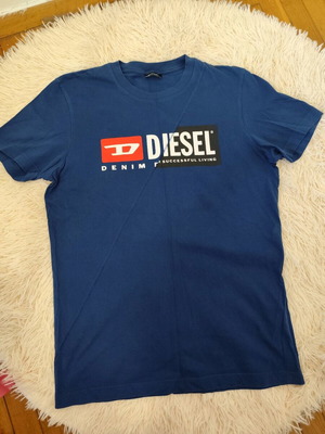 Diesel men's t-shirt Small blue like new