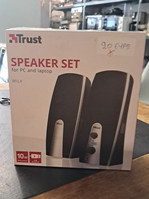 Speaker set for PC and laptop used, excellent condition