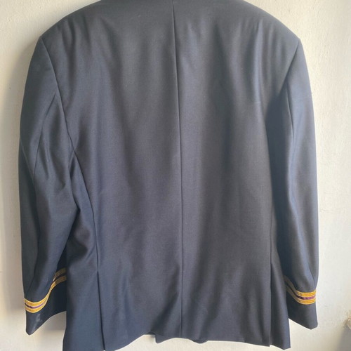 navy uniform chest 48, armpit - armpit 56, length 74, sleeves 58 inches