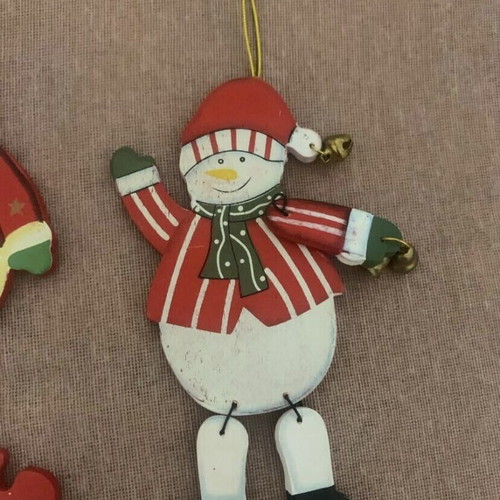 Christmas ornaments like new, Santa Claus and snowman