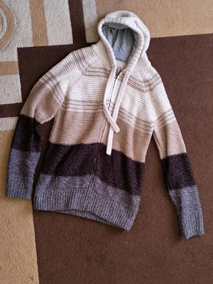 Men's Sweater used Alcott, size XL, beige and brown