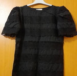 Black blouse with lace