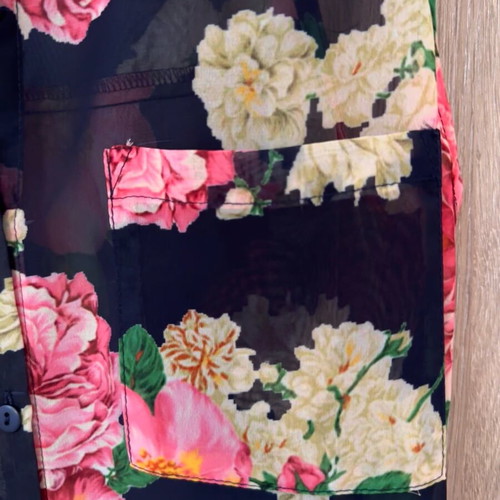 Pink Woman Medium blouse like new, multicolor