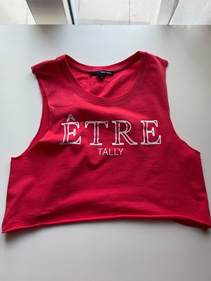 Τοπ κόκκινο μεταχειρισμένο σε καλή κατάσταση, μέγεθος S