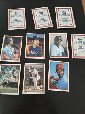 1984 Topps All-Star Collector's Edition Card Set mint condition