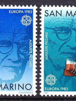 Πλήρης σειρά γραμματοσήμων San Marino 1983 Europa CEPT