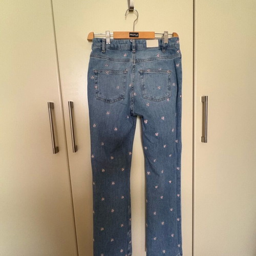 Maje blue denim pants like new
