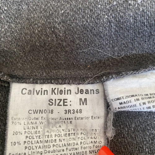 Calvin Klein jacket medium used, vintage gray