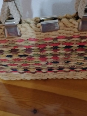 Vintage straw summer handbag like new