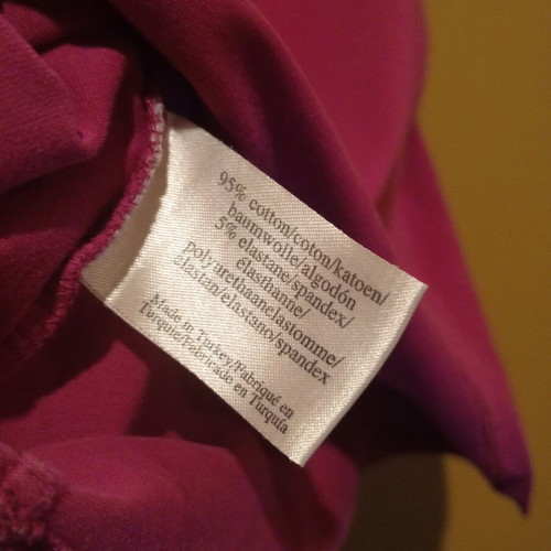 Laura Ashley sleeveless top with lace, fuchsia, UK 12