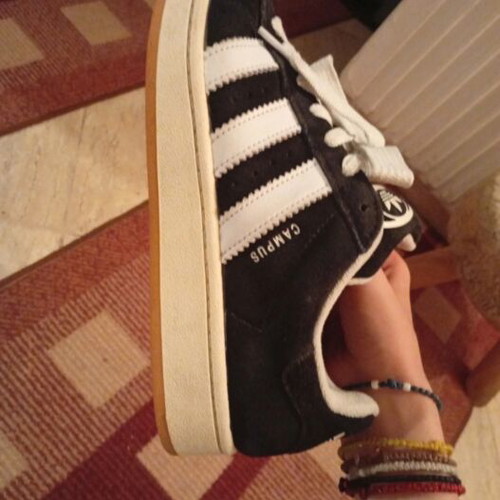 Adidas Campus Original sneakers black white size 40⅔ used