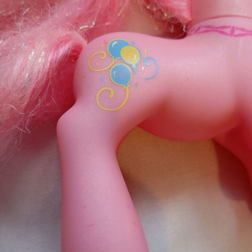 My Little Pony G3 Pinkie Pie figure used, 2007 Hasbro 25th Birthday Celebration
