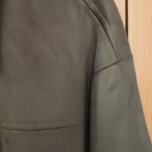 Only jacket-style coat with collar and buttons, khaki-brown, XL/XXL