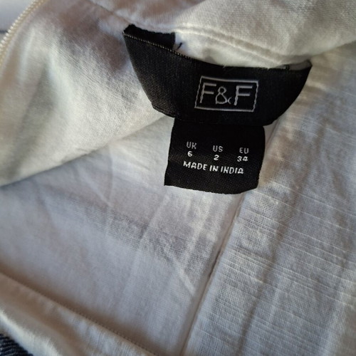 F&F striped top and skirt set, xs (34)