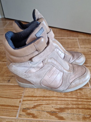 DKNY women's sneakers boots used, size 39, brown