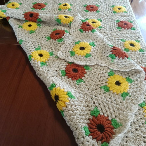 Handmade wool blankets like new, set of 3 with dimensions