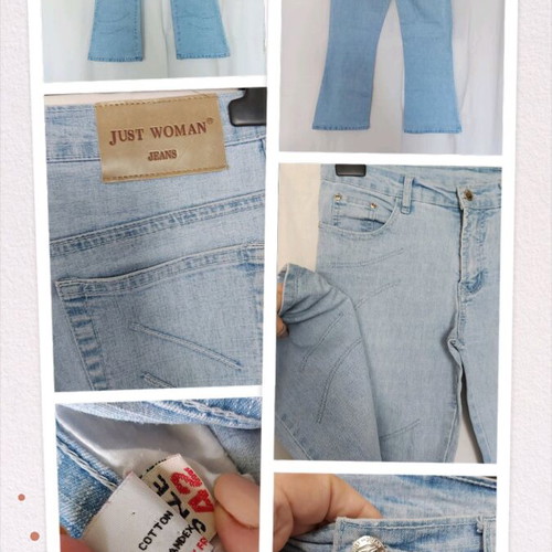 Just Woman women's elastic bootcut jeans like new