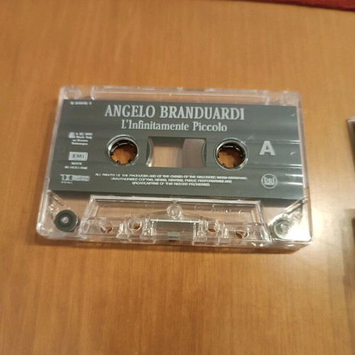 Braduardi L'infinitamente piccolo cassette tape like new, entechno
