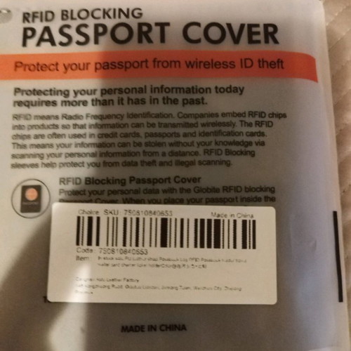 Passport wallet new