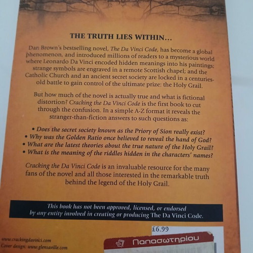 Cracking the Da Vinci Code book new, English guide
