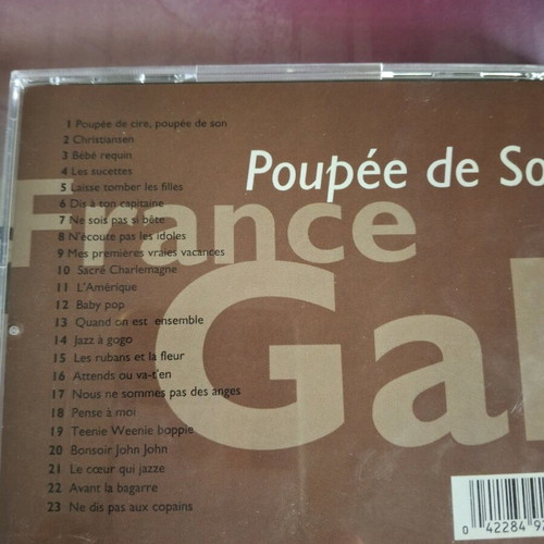 Pack of 6 French music CDs used, good condition