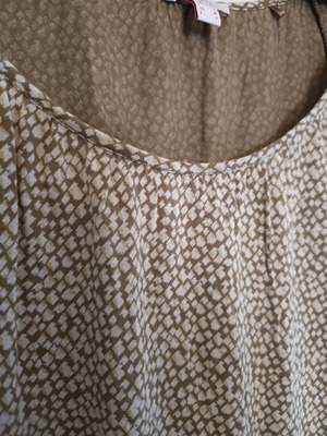 Esprit blouse ebrime used, multicolor green