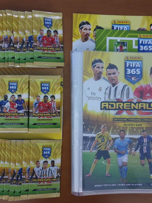 Panini Fifa 365 2021Adrenalyn XL καινούργιο, 48 σφραγισμένα φακελάκια και άλμπουμ