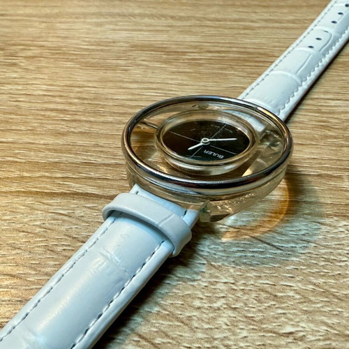 Buler Vintage wristwatch used, women's manual with new leather strap