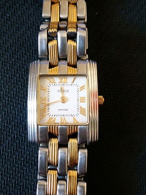 Vogue women's watch used, gold 23 carat