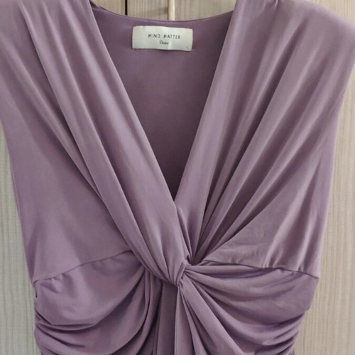 Millie Mind Matter maxi jersey dress with chest knot