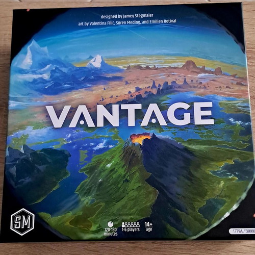 Vantage board game like new with upgrade components