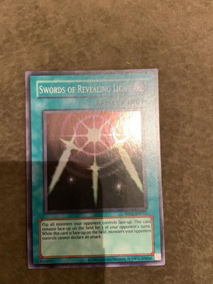 Swords of Revealing Light authentic Yu-Gi-Oh card like new