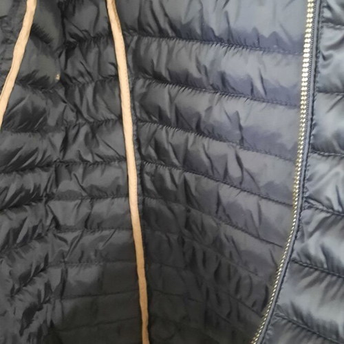 Massimo Dutti lightweight women's jacket, dark blue, hooded