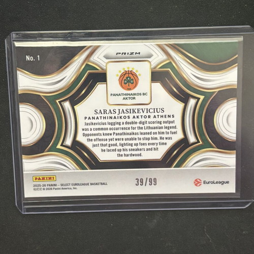 Saras Jasikevicius 99 Pao Snapshots Select card new