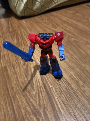 Transformers Optimus Prime figure with sword like new