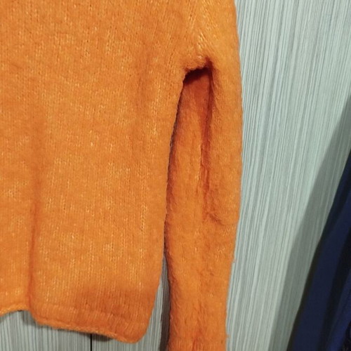 Zara orange sweater small, used