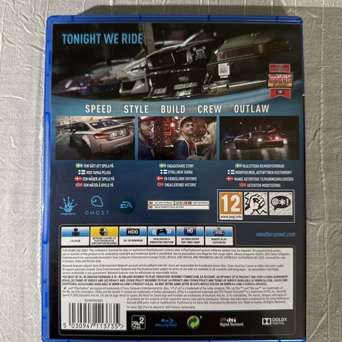Need For Speed PS4 παιχνίδι σαν καινούργιο