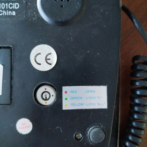 Panatel wired telephone device used