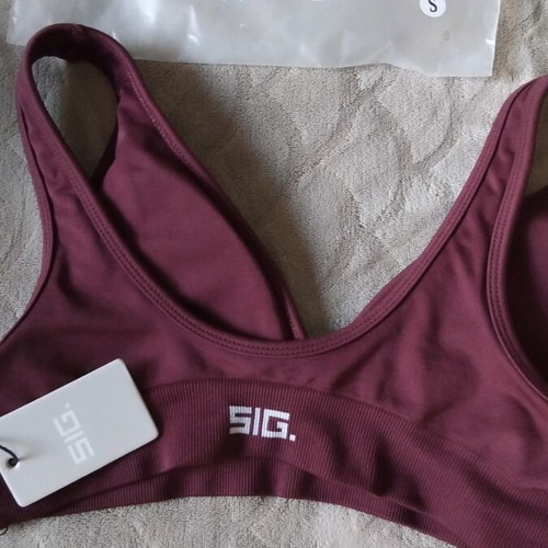 Sig Dark Cherry Bralette Small New with Push Up