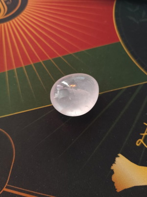 Rose quartz crystal