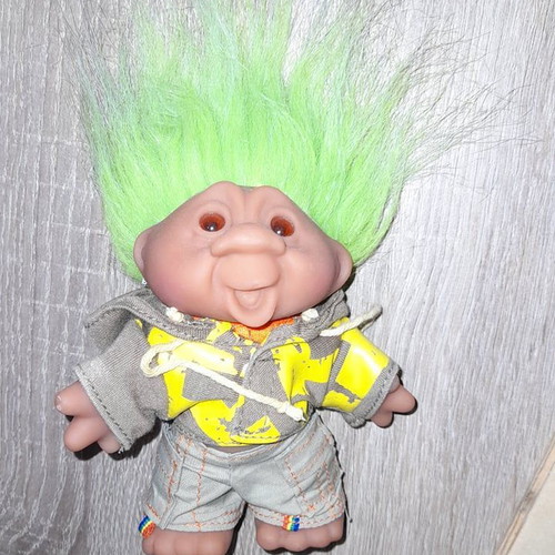 Efxoulis toy used with original clothes intact