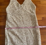 Revival Dress Nidodileda size L new, beige and gold