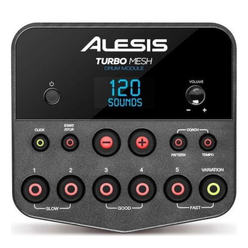 Alesis Turbo Mesh Kit drum set used with sticks