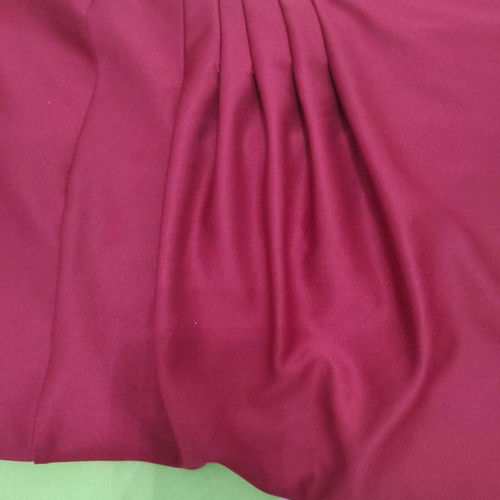 Red women's dress size S with drape and chest opening