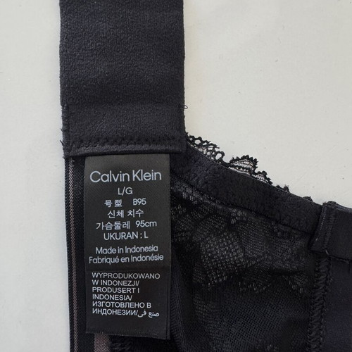 Calvin Klein lingerie new, very delicate, black and gray
