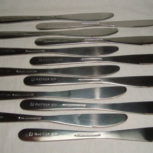 Maersk Air Danish Airlines rare set of 12 knives new